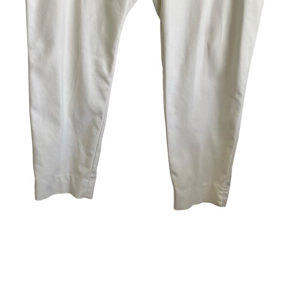 Chicos Women Cotton Pants XL White Straight Leg Classic Officewear Minimalistic - Picture 6 of 8